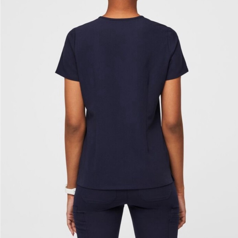 Figs Catarina - One Pocket Scrub Top - Navy - Small - Picture 2 of 7